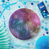 ザカラフル銀河系 ペーパープレート (パーティー)