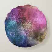 ザカラフル銀河系 ラウンドクッション (裏面)