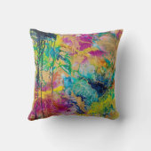 ザカラーオブジョイMaryLeaハリスアート装飾用クッション クッション (裏面)