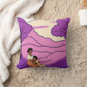 ザカラーパープル クッション (ブランケット)