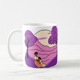 ザカラーパープル コーヒーマグカップ