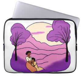 ザカラーパープル ラップトップスリーブ