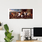 ザカリドニアン猪狩り1637年～38年 ポスター (ホームオフィス)