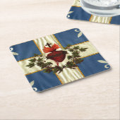 ザカリヨンサクレクール スクエアペーパーコースター (アングル)