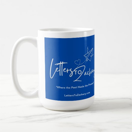 ザカリーへの手紙 陶磁器コーヒーマグ コーヒーマグカップ (左)