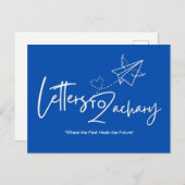 ザカリーハガキへの手紙 ポストカード (正面/裏面)