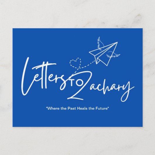 ザカリーハガキへの手紙 ポストカード (正面)