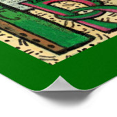 ザカリーベア®アイルランドへの献上品 ポスター (角)