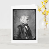 ザカリー・テイラー大統領の銀板写真1844年 カード (黄色い花)