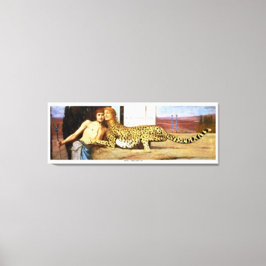 ザカレス – Fernand Khnopff 1896 キャンバスプリント (正面)