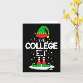 ザカレッジ小妖精や小人クリスマスファミリーマッチングコーディネートX カード (黄色い花)