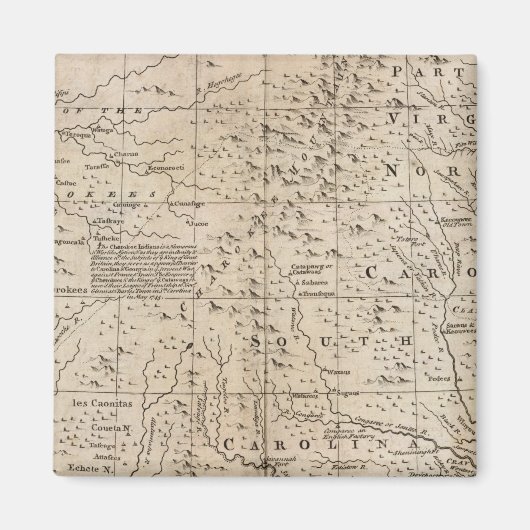 ザカロライナとグルジア マグネット (正面)