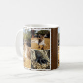 ザカンガルー写真コラージコーヒーマグ コーヒーマグカップ (正面左)