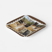 ザカンガルー写真コラージュ、紙プレート ペーパープレート (傾斜あり)