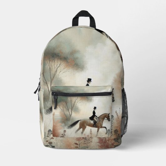 ザカントリーサイド英語ライダーバックパック プリントバックパック (正面)