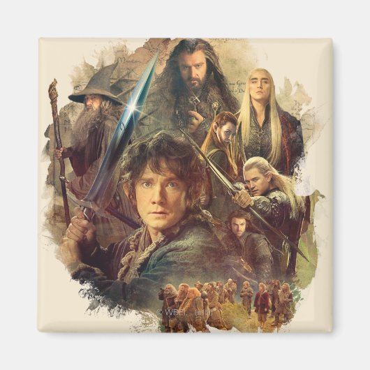 ザカンパニーとミルクウッド小人 マグネット (正面)