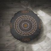 ザカーキクロコディラスポロソスマンダラ ラウンドクッション