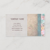 ザカーテンショップレース&ドレープブラインド製造 名刺 (裏面)