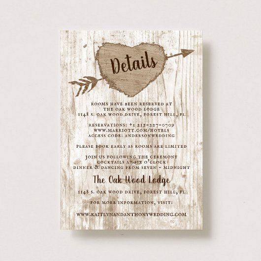 ザカーディドハート結婚ツリーズコレクション詳細 エンクロージャーカード