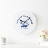 ザカートのプレイスチャンネルの壁時計 ラージ壁時計 (ホーム)