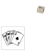 ザカードシャークトランプ ラバースタンプ (押印)