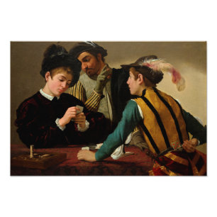 ザカードシャープス、1595年Caravaggio フォトプリント