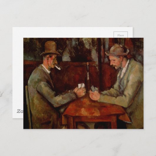 ザカードプレーヤー,クロードセザンヌ ポストカード (正面/裏面)