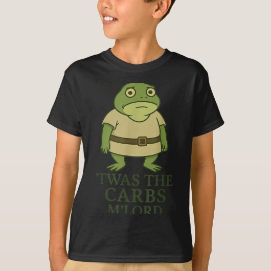 ザカーベムロードフロッグおもしろいミーム中世 Tシャツ (正面)