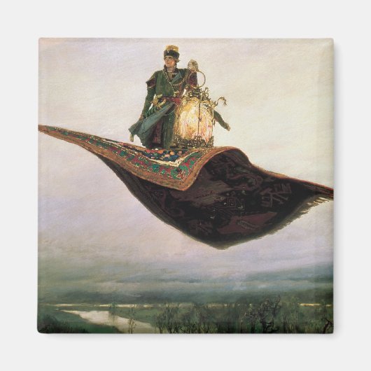 ザカー飛んでいるペット マグネット (正面)