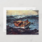 ザガルフストリーム湾ストリームbyホーマーWinslow ポストカード (正面/裏面)