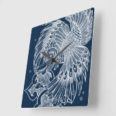 ザガルーダ スクエア壁時計 (傾斜)