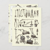 ザガーデナエレガントー – アンティークガーデンツール ポストカード (正面/裏面)