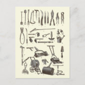 ザガーデナエレガントー – アンティークガーデンツール ポストカード (正面)