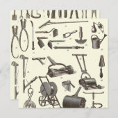 ザガーデナエレガントー – アンティークガーデンツール 招待状 (正面/裏面)