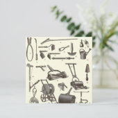 ザガーデナエレガントー – アンティークガーデンツール 招待状 (スタンド正面)