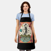 ザガーデナータロットカードガーデニング植栽愛好家P エプロン (着用した状態)