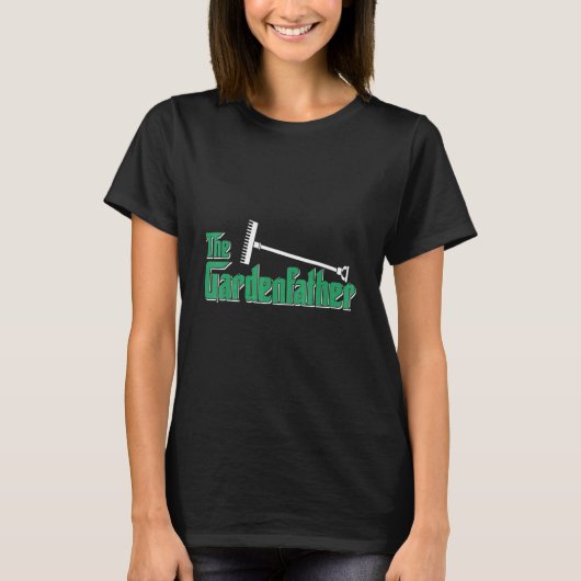 ザガーデナーファーガーデニング造園父のダ Tシャツ (正面)