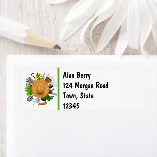 ザガーデナー差出人住所ラベル ラベル (インサイチュ)