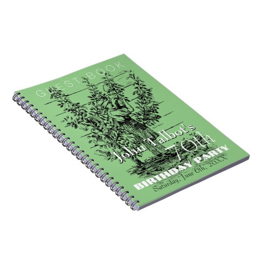 ザガーデナー70thバースデーパーティーゲストブック ノートブック (右側)