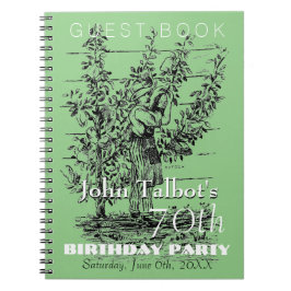 ザガーデナー70thバースデーパーティーゲストブック ノートブック