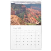 ザガーデンアイルオブカウアイ古代パラダイス カレンダー (1月 2026)