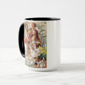 ザガーデンウォーク、1904年J. C. Leyendecker著 マグカップ (正面左)