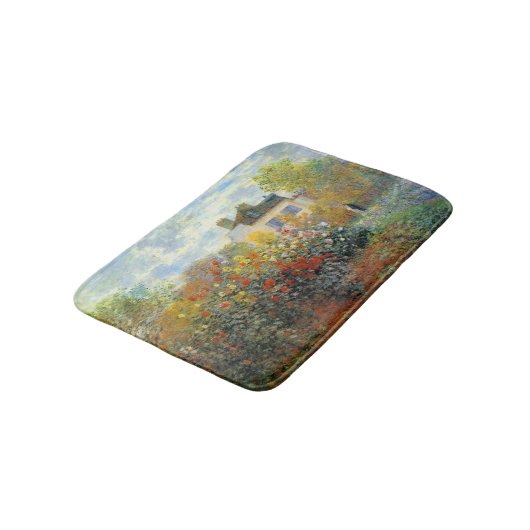 ザガーデンオブモネアットアルジェンテウイルファインアート バスマット (アングル)