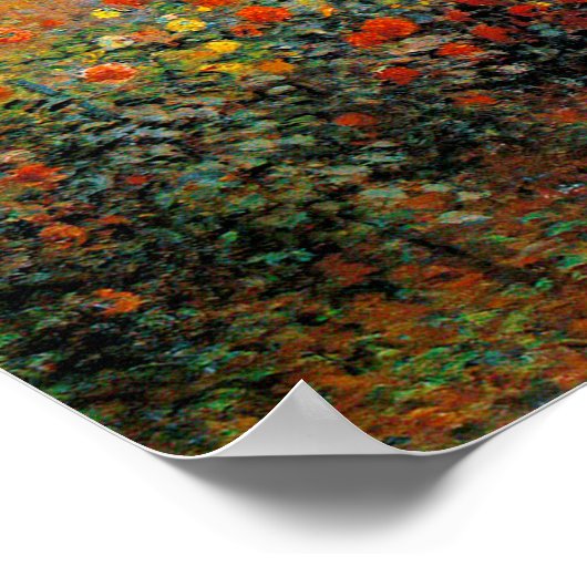 ザガーデンオブモネアットアルジェンテウイルファインアート ポスター (角)