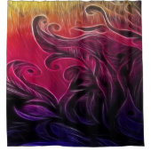 ザガーデンカラフル シャワーカーテン (正面)