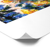 ザガーデンクロードモネ絵画女 ポスター (角)