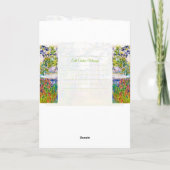 ザガーデンゲートアットヴェテユイルクロードモネ鮮やかット カード (裏面)