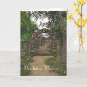 ザガーデンゲート誕生日カード カード (黄色い花)