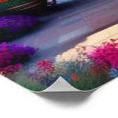 ザガーデンスペインのアートプリント ポスター (角)