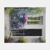 ザガーデンバイク フリースブランケット (正面(横))